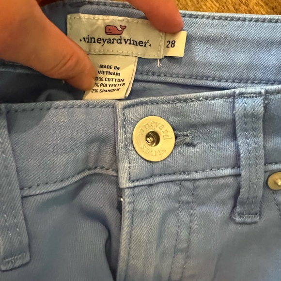 Vineyard Vines Women’s Periwinkle Blue Skinny Jeans Size 28 EUC - Picture 2 of 3